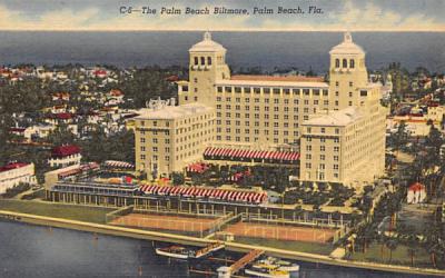 The Palm Beach Biltmore Florida Postcard