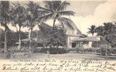 The Beach Club  Palm Beach, Florida Postcard