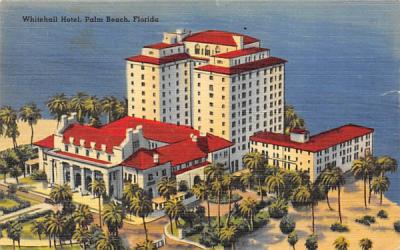 Whitehall Hotel Palm Beach, Florida Postcard