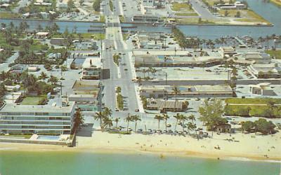 Air View of Pompano Beach, FL, USA Florida Postcard