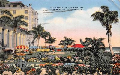 The Garden at the Breakers Palm Beach, Florida Postcard