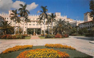Between Palm Beach & Miami, Boca Raton Hotel and Club Florida Postcard