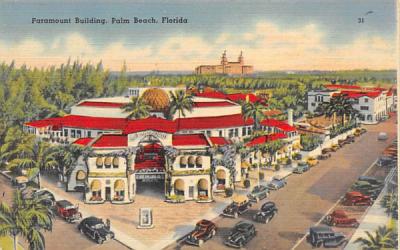 Paramount Building Palm Beach, Florida Postcard