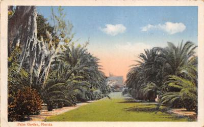 Palm Garden, FL, USA Palm Beach Gardens, Florida Postcard
