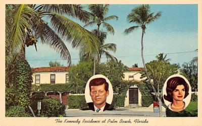 The Kennedy Residence  Palm Beach, Florida Postcard