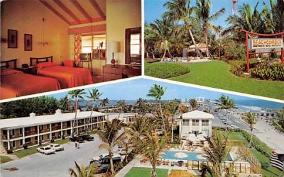 The Beachcomber Apartment Motel and Restaurant Palm Beach, Florida Postcard