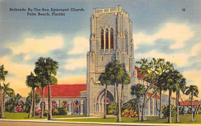 Bethesdo By-The-Sea Episcopal Church Palm Beach, Florida Postcard