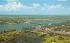 This beautiful panoramic view of the Palm Beaches Florida Postcard