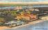 Hotel Area, Breakers Hotel in Foreground Palm Beach, Florida Postcard