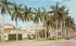 Royal Palm Way showing Four Arts in the Background Palm Beach, Florida Postcard