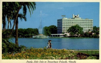 Lake Eola - Orlando, Florida FL Postcard