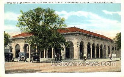 Post Office - St Petersburg, Florida FL Postcard