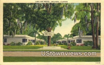 Lake Dot Motel - Orlando, Florida FL Postcard