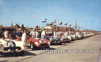 Grand Prix International Sport Car Races - Sebring, Florida FL Postcard