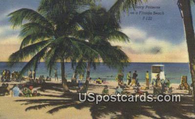 Lacy Patterns - Misc, Florida FL Postcard