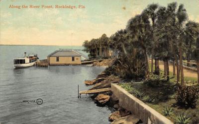 Along the River Front Rockledge, Florida Postcard