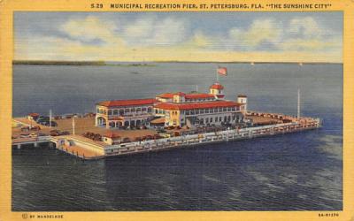 Municipal Recreation Pier St Petersburg, Florida Postcard