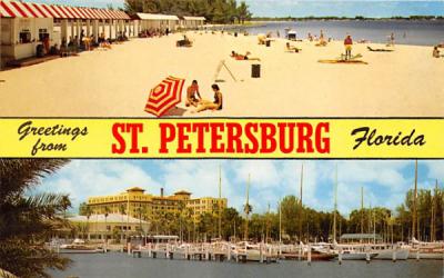 Greetings from St. Petersburg Florida, USA Postcard