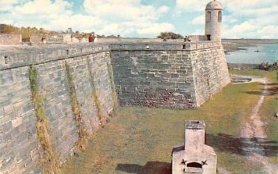 Sal-2 Watchtower and Eastern Walls St Augustine, Florida Postcard