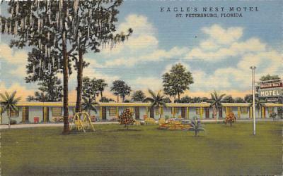 Eagle's Nest Motel St Petersburg, Florida Postcard