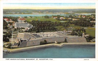 Fort Marion National Monument St Augustine, Florida Postcard