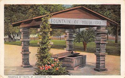 Fountain of Youth St Augustine, Florida Postcard