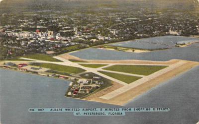 Albert Whitted Airport St Petersburg, Florida Postcard