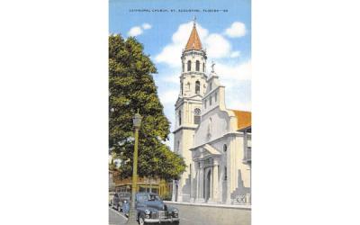 Cathedral Church St Augustine, Florida Postcard
