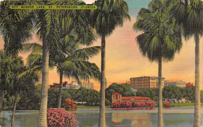 Mirror Lake St Petersburg, Florida Postcard