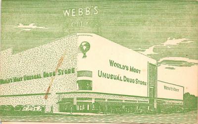 Webb's City, World's Most Unusual Drug Store St Petersburg, Florida Postcard