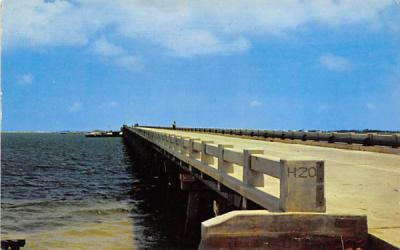 The New Sound Bridge Santa Rosa Island, Florida Postcard