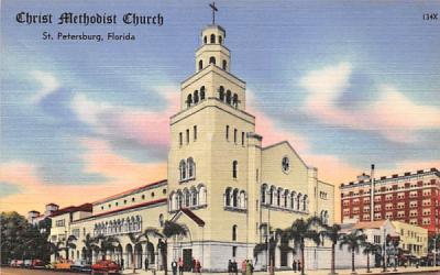 Christ Methodist Church St Petersburg, Florida Postcard