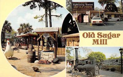 Old Sugar Mill St Augustine, Florida Postcard