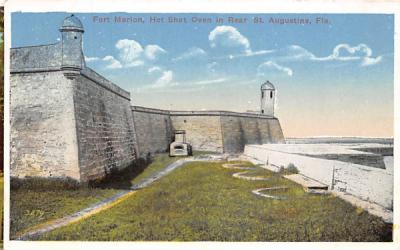 Fort Marion St Augustine, Florida Postcard