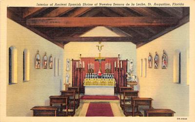 Spanish Shrine of Nuestra Senora de la Leche St Augustine, Florida Postcard