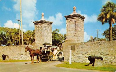 The City Gates to The Oldest City in the United States St Augustine, Florida Postcard