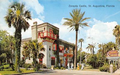 Zorayda Castle St Augustine, Florida Postcard