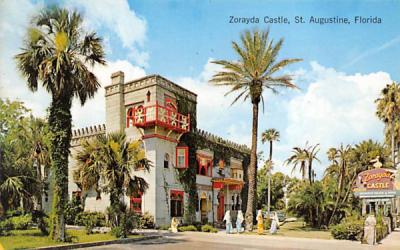 Zorayda Castle St Augustine, Florida Postcard