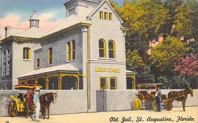 Old Jail St Augustine, Florida Postcard
