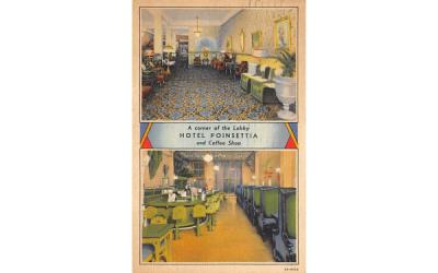 Hotel Poinsettia St Petersburg, Florida Postcard