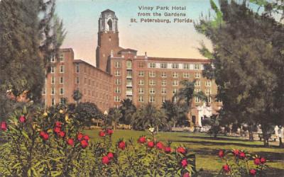 Vinoy Park Hotel from the Gardens St Petersburg, Florida Postcard