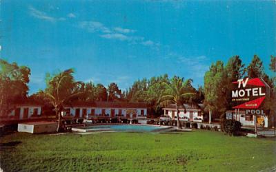 TV Motel  Stuart, Florida Postcard