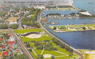 St. Petersburg's New and Modern Baseball Field St Petersburg, Florida Postcard