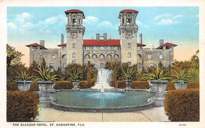 The Alcazar Hotel St Augustine, Florida Postcard