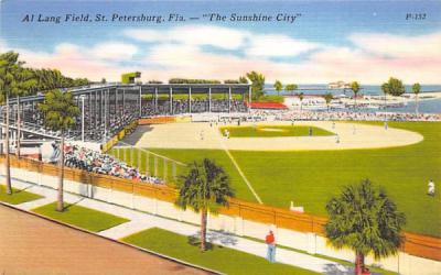 At Lang Field St Petersburg, Florida Postcard