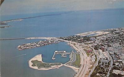 Air View of Marina Mar Sarasota, Florida Postcard