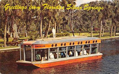 Princess Lisa, new Glass Bottom Boats Silver Springs, Florida Postcard