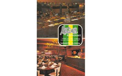 Martime's Restaurant Sarasota, Florida Postcard