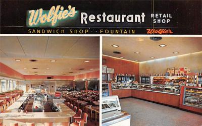 Wolfie's Restaurant Retail Shop St Petersburg, Florida Postcard