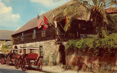 Oldest House, St. Francis Street St Augustine, Florida Postcard